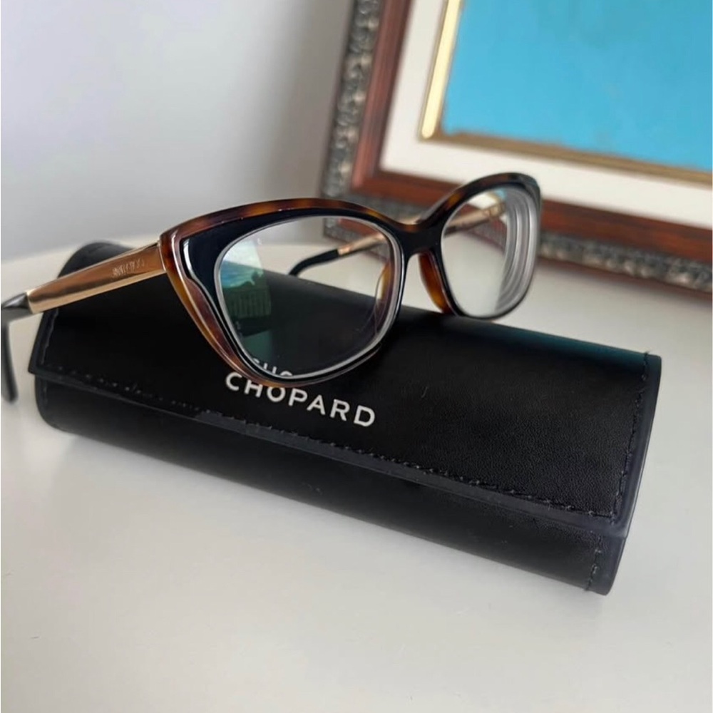 Jimmy Choo Tortoise Shell Cat-Eye Glasses, style Miu Miu